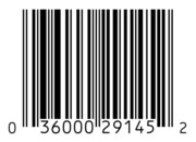 UPC Code 036000291452