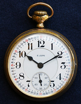 Elgin 16 Size Father Time grade 454, circa 1920