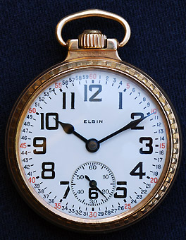 Elgin 16 Size Father Time grade 454, circa 1920