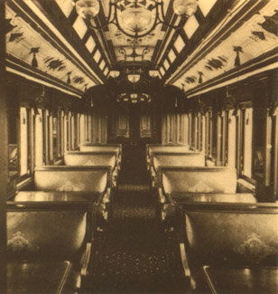 Pullman's Palace Smoking Car (CE Watkins, courtesy N.Y. Historical Society)