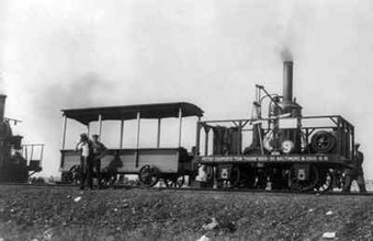 "Peter Cooper's Tom Thumb." Bureau of Public Roads, Department of Commerce, between 1900 and 1950. Prints and Photographs Division, Library of Congress.