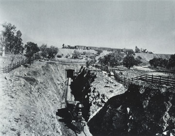 Train No. 17 at Tehachapi Loop, C E Watkins photo